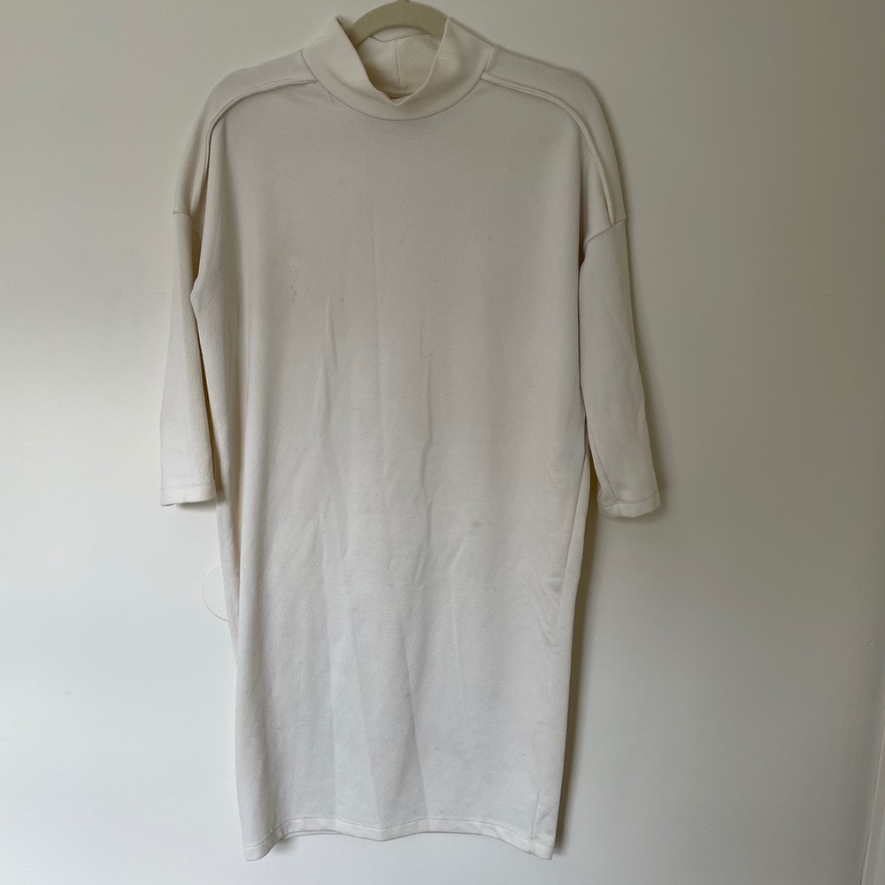 Vera Moda Mock Neck Long Sleeve Shift Dress